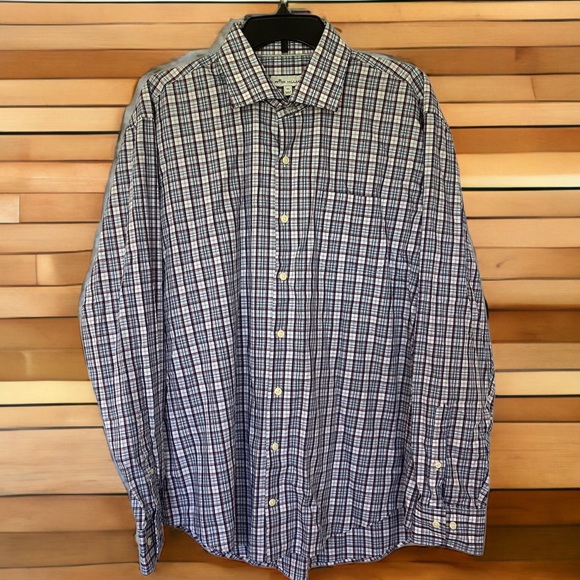 Peter Millar dress‎ shirt bottom down sz X-Large - Picture 1 of 12